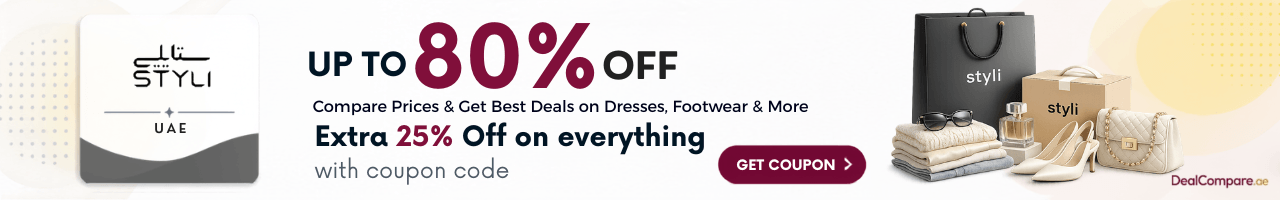 DealCompare.ae Coupons banner